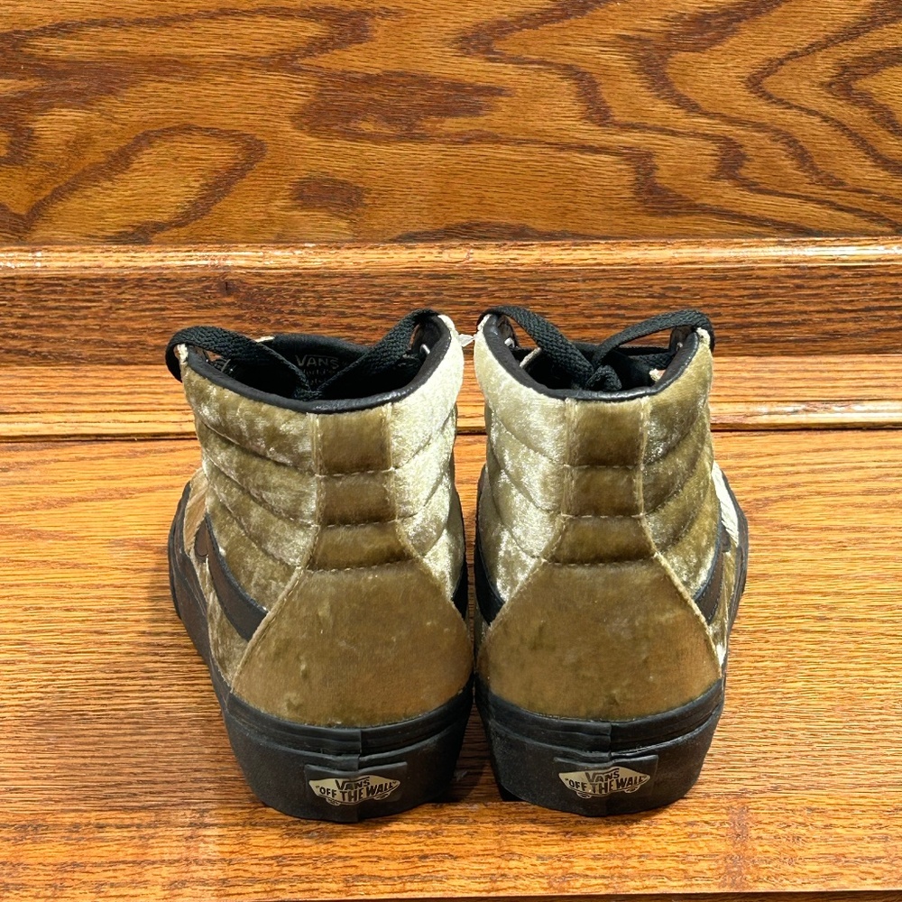 Vans Sk8 Hi Velvet Tan Black Shoes‎ - Picture 6 of 8